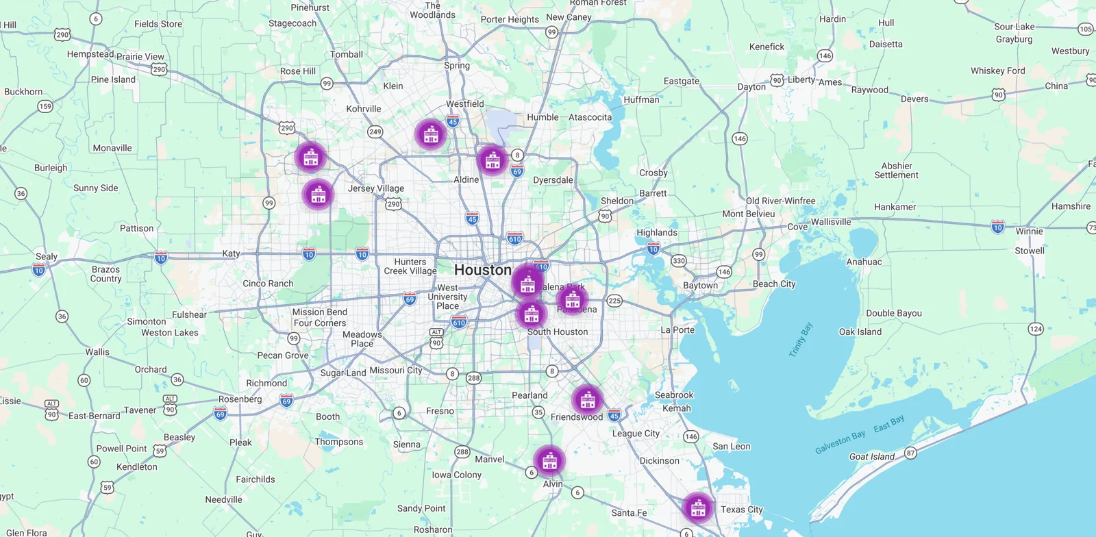 Centers map